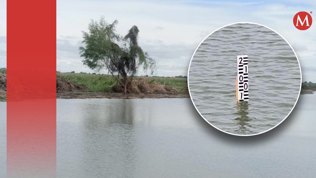 Nivel de la laguna de Champayán al 24 de junio del 2024. (Especial)
