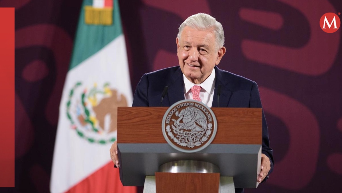 El presidente en Palacio Nacional para su conferencia mañanera del 24 de junio. | Cortesía