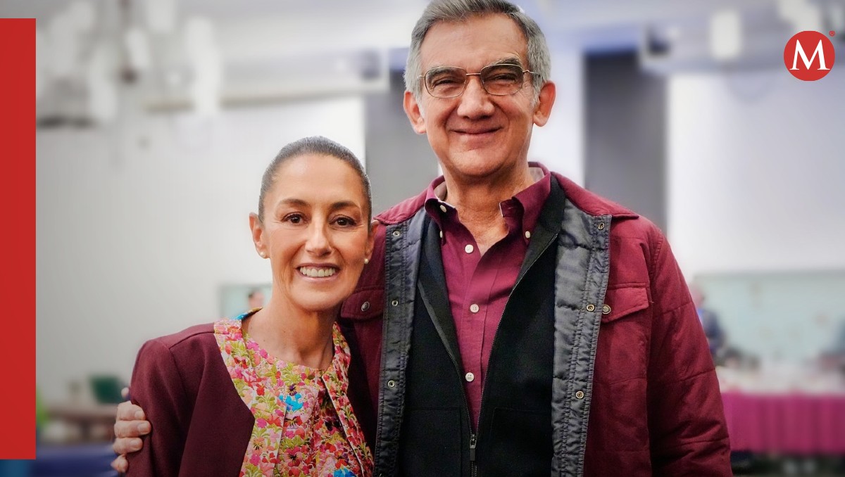 Américo Villarreal y Claudia Sheinbaum. (Cortesía)