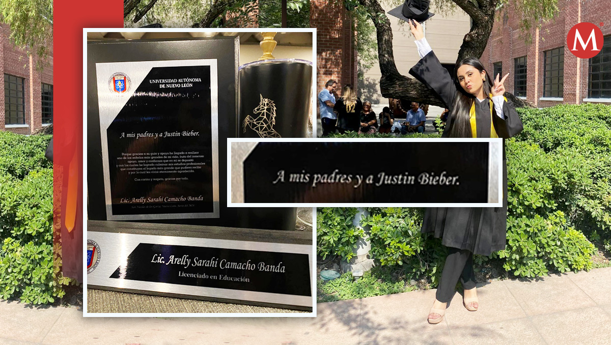 Arelly se graduó como licenciada en educación de la Facultad de Filosofía y Letras de la UANL | Foto: Especial