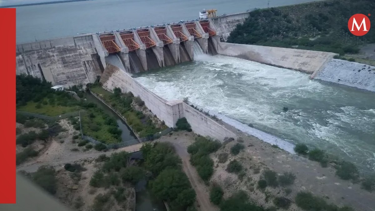 Conagua inició desfogue controlado en presa El Cuchillo | Especial