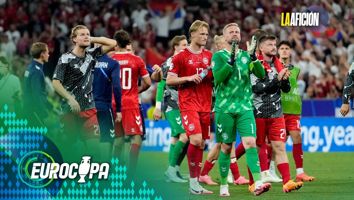Dinamarca logro el segundo puesto del grupo C de la Eurocopa 2024 (Reuters)