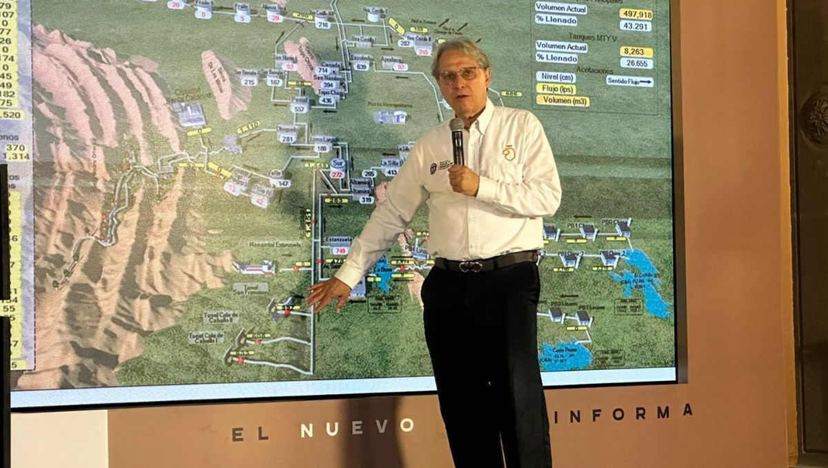 Juan Ignacio Barragán, director de Agua y Drenaje de Monterrey. Sandra González