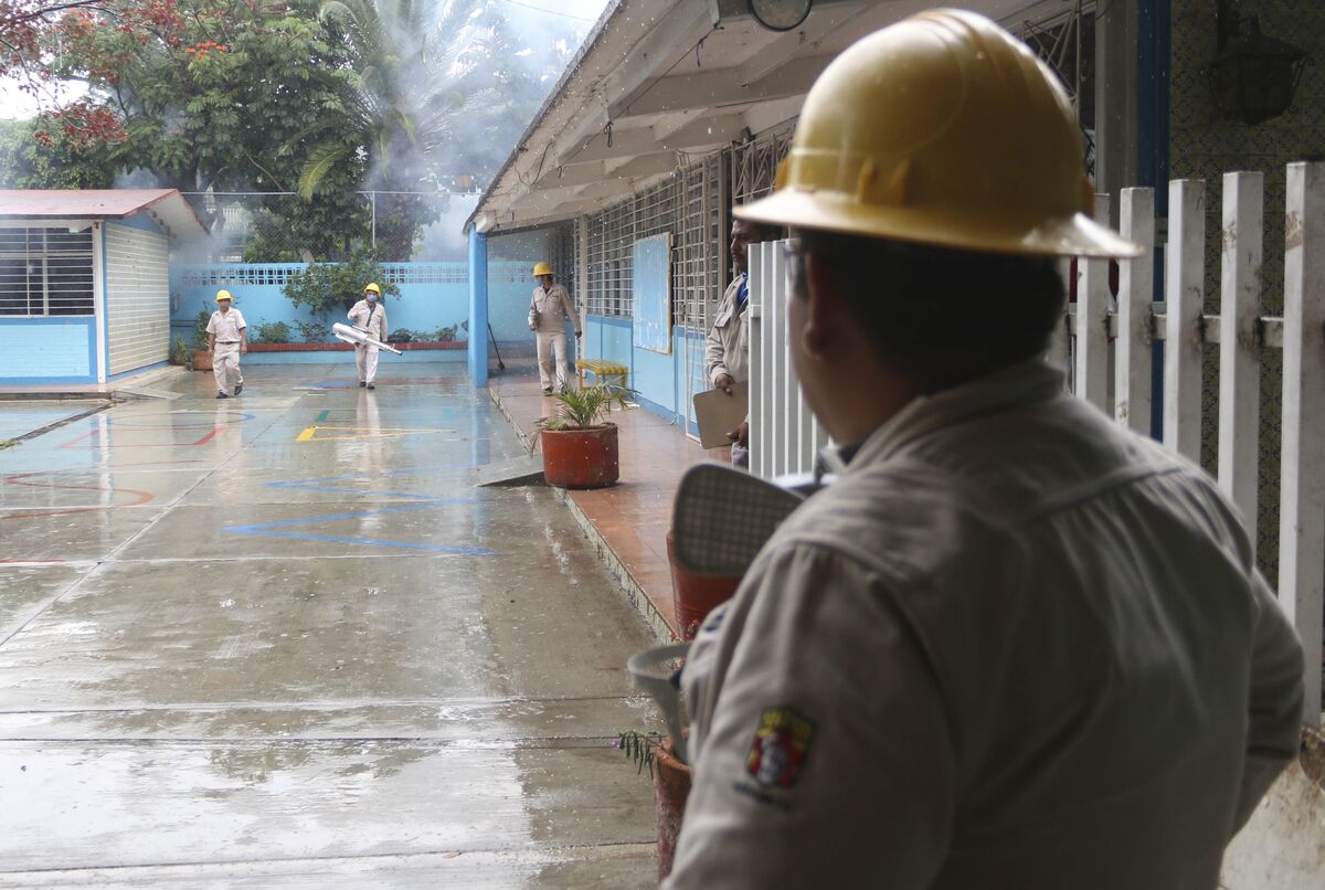 Trabajadores del área de Vectores del sector salud iniciaron un programa de fumigación en diversas escuelas | Cuartoscuro