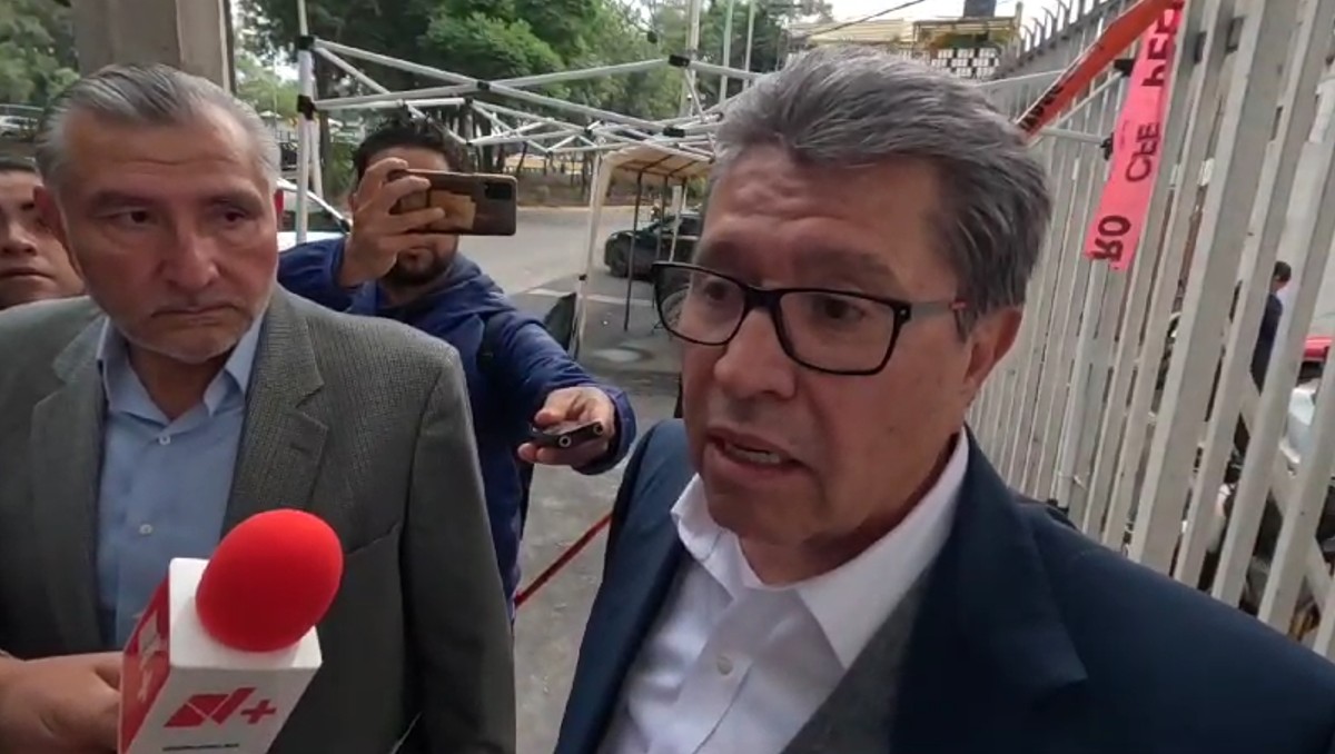 Adán Augusto López y Ricardo Monreal fueron dos de los asistentes. | Captura