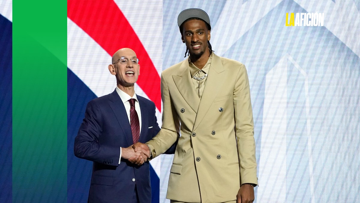 Alex Sarr, el segundo pick del NBA Draft 2024;  firmar con Wizards (AFP)