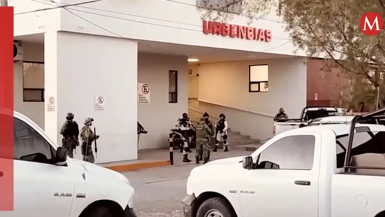 Comando armado irrumpe en hospital para rescatar a un preso que recibía atención médica en Fresnillo