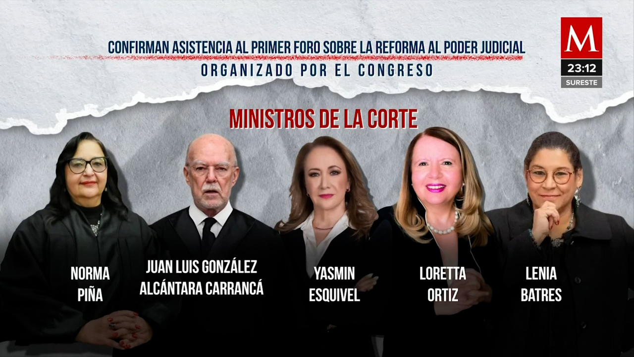 Foros sobre reforma al Poder Judicial: Confirmados y agenda de oradores