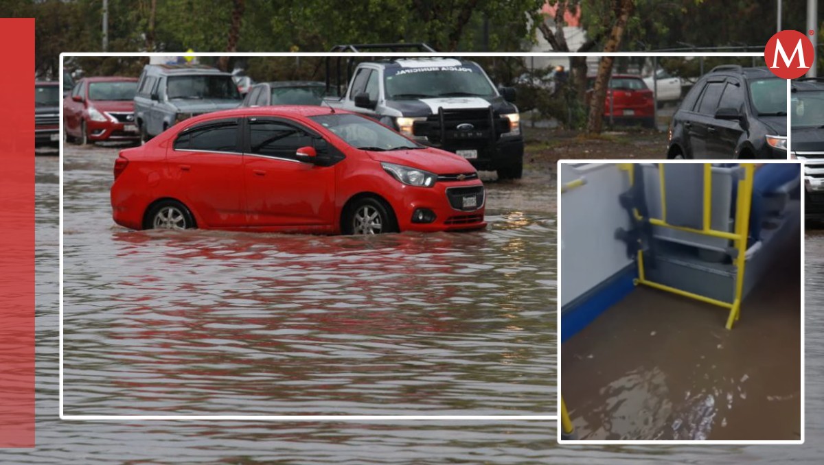 Inundaciones en el bulevar Minero de Pachuca