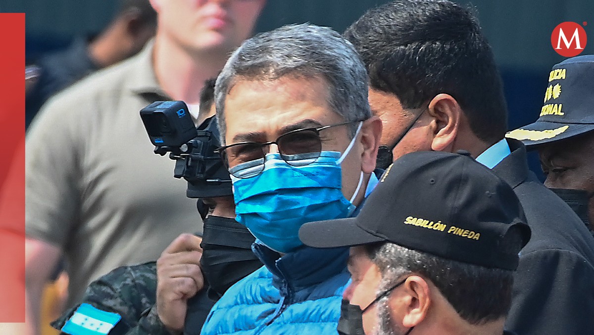 Juan Orlando Hernández fue encontrado culpable en NY. | AFP