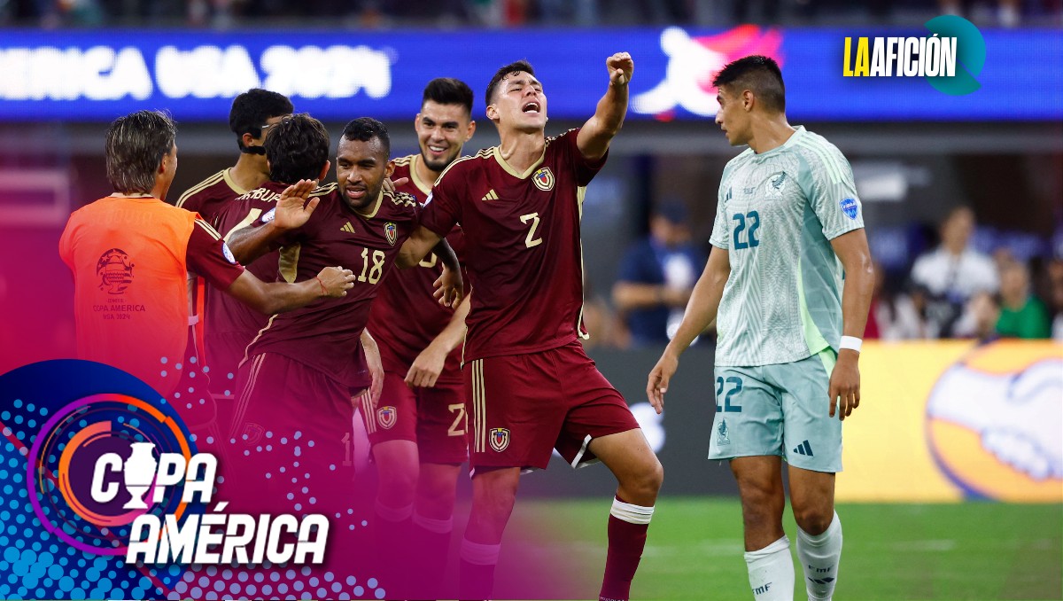 Jugadores de México y Venezuela pelean tras partido de Copa América (AFP)