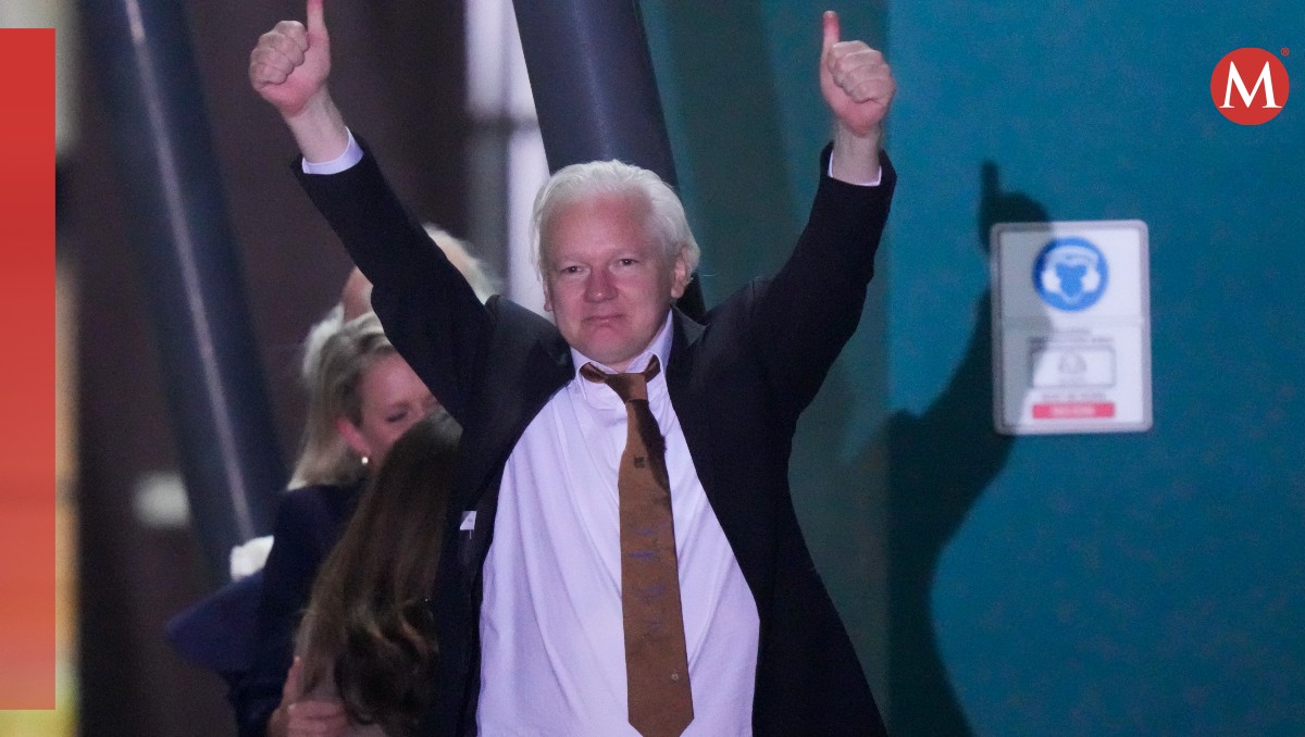 Julian Assange regresó a su país de origen tras años encerrado. | AP