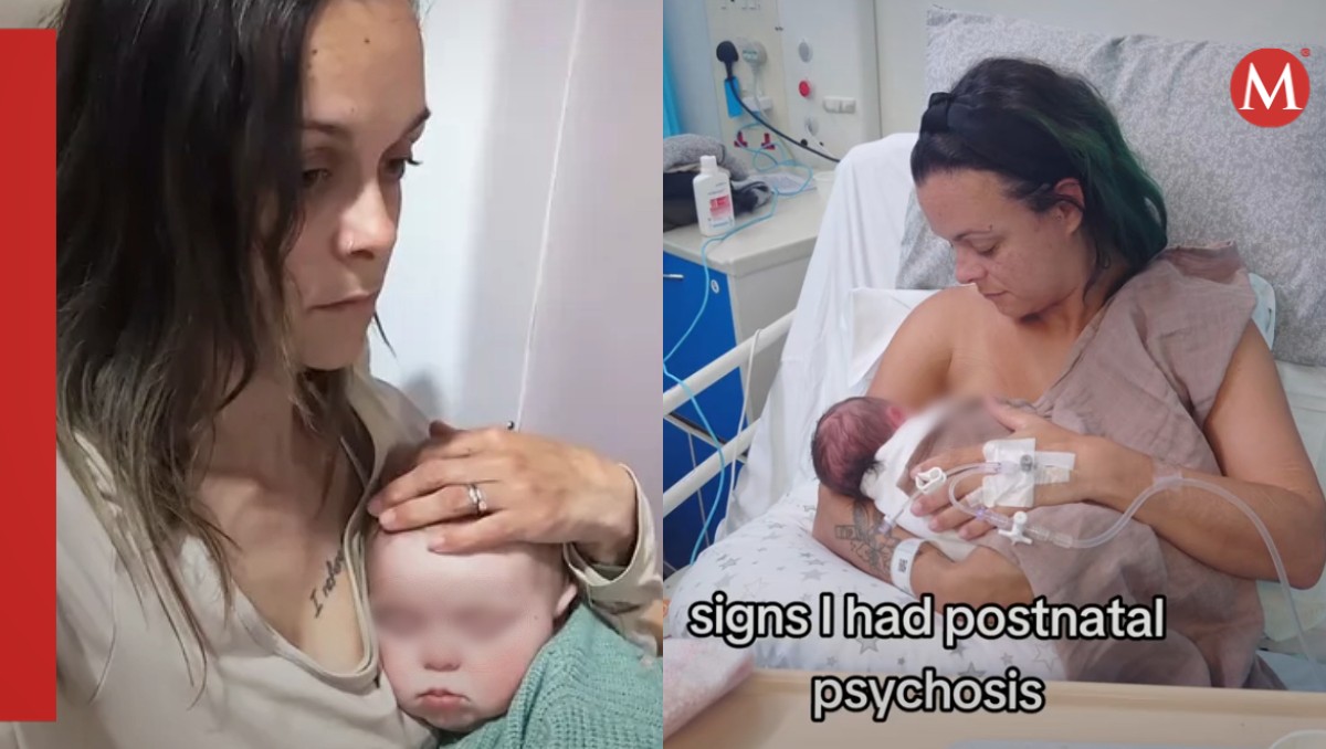 Madre dio a luz y comenzó a tener síntomas de psicosis | TikTok
