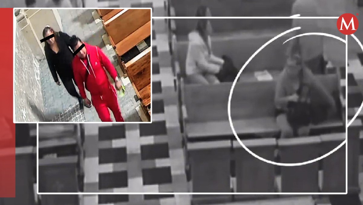 Mujer sustrae celular del saco de un feligrés en una iglesia de Tizayuca