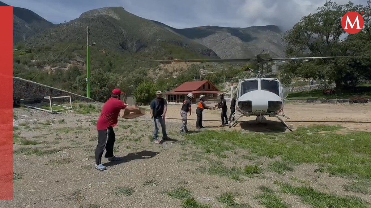 Ayuda a municipios del sur de Nuevo León. Foto: Especial