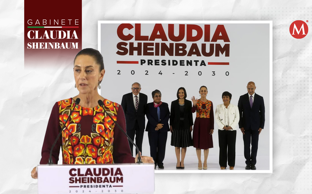 Claudia Sheinbaum presentó a otras tres mujeres y tres hombres para su gabinete presidencial | Foto: Araceli López
