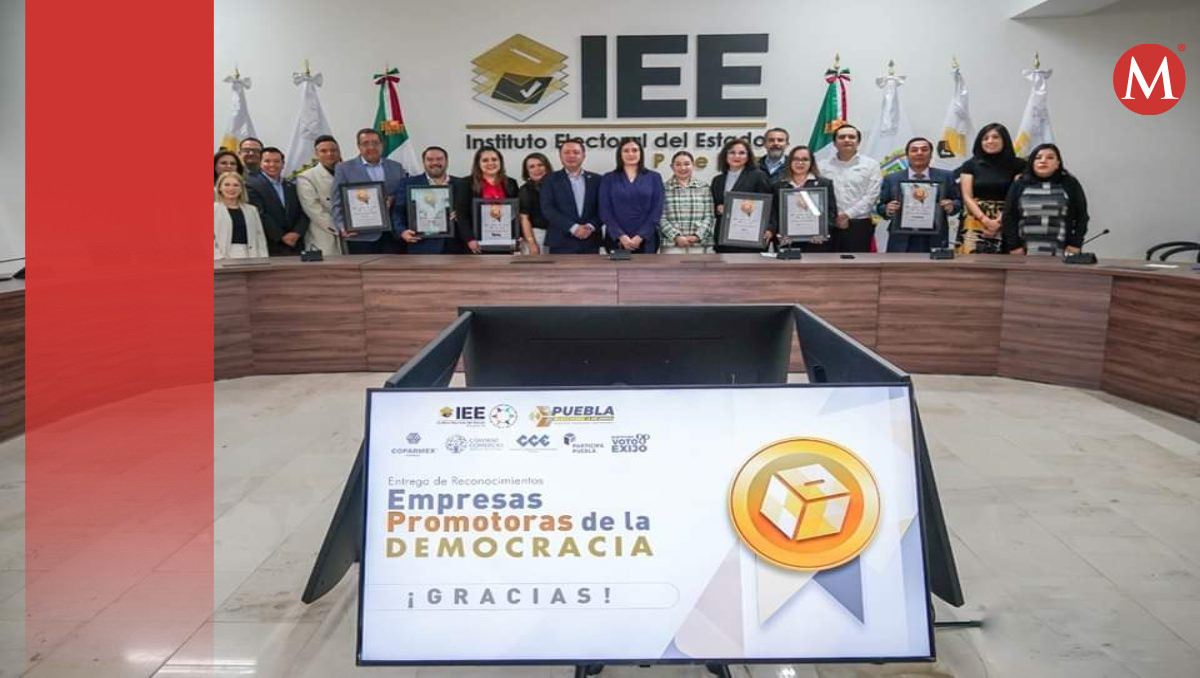 Entregan reconocimiento Empresas promotoras de la Democracia en Puebla | Especial
