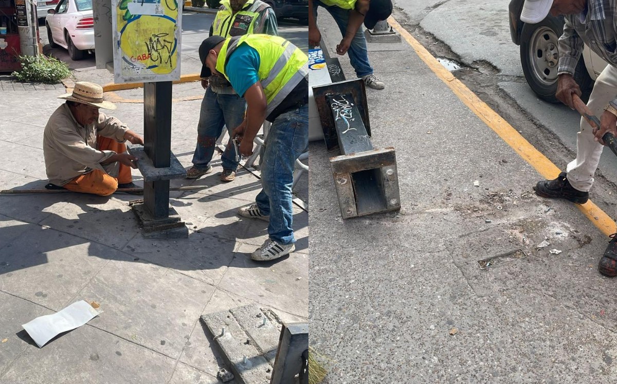 Retiran cabinas de teléfonos públicos en Torreón. l Especial