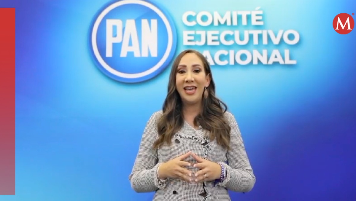La secretaria general del PAN, Noemí Luna Ayala, realizó un video para hablar sobre la dirigencia del partido. | Especial