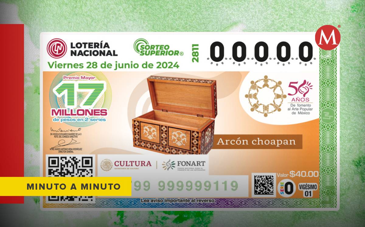 Si solo adquiriste una serie, el premio máximo al que podrás acceder es de 8.5 millones de pesos | MILENIO