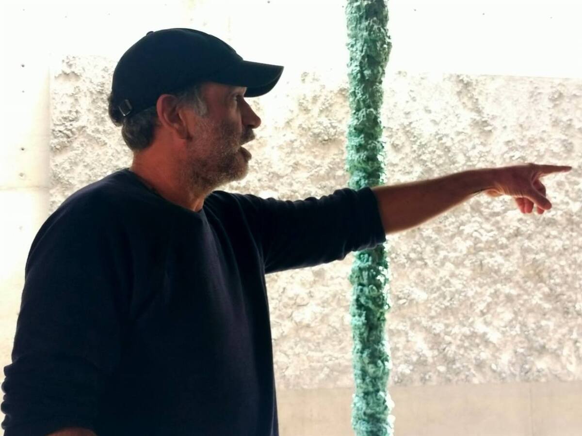 El artista Bosco Sodi. (Foto: Leticia Sánchez Medel)