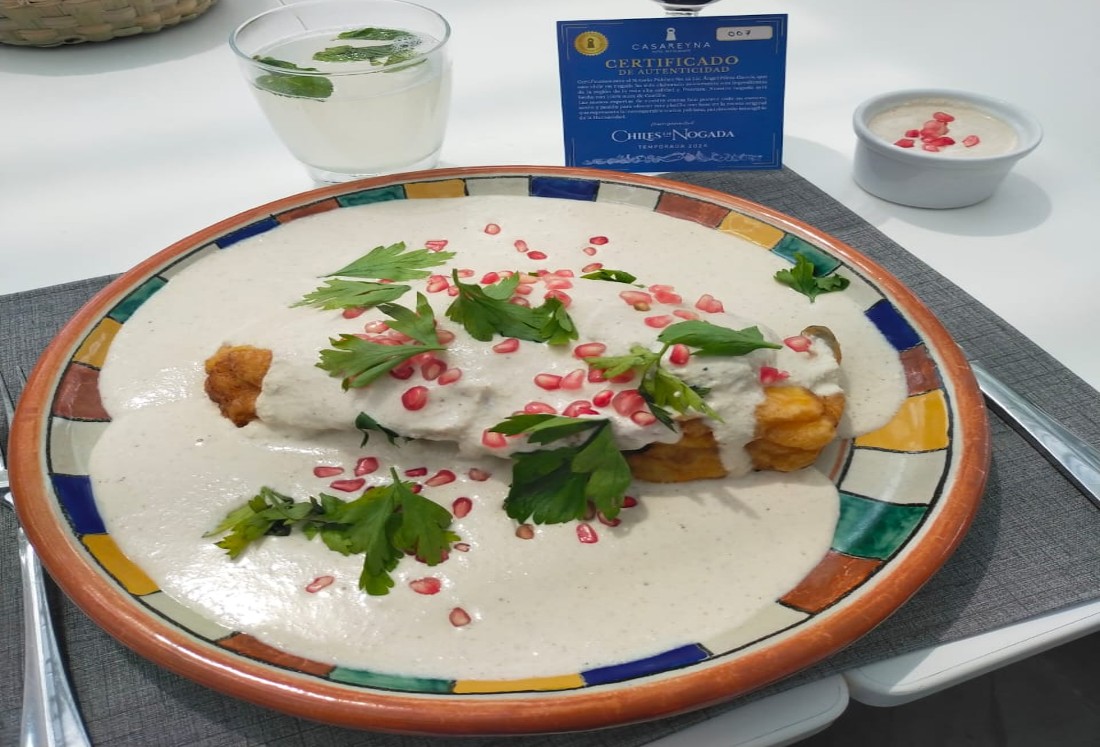 Casa Reyna empezó a servir a sus comensales este exquisito platillo de temporada. FOTO: Especial