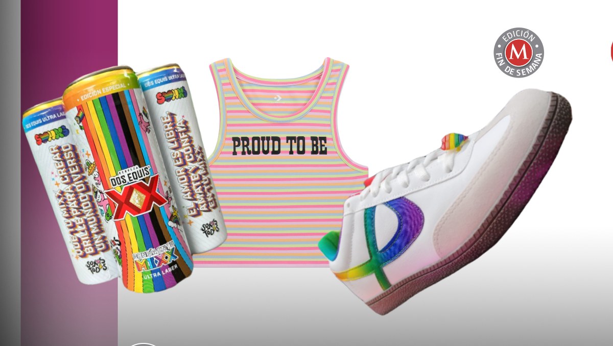 Marcas dejan productos homenaje al Pride.