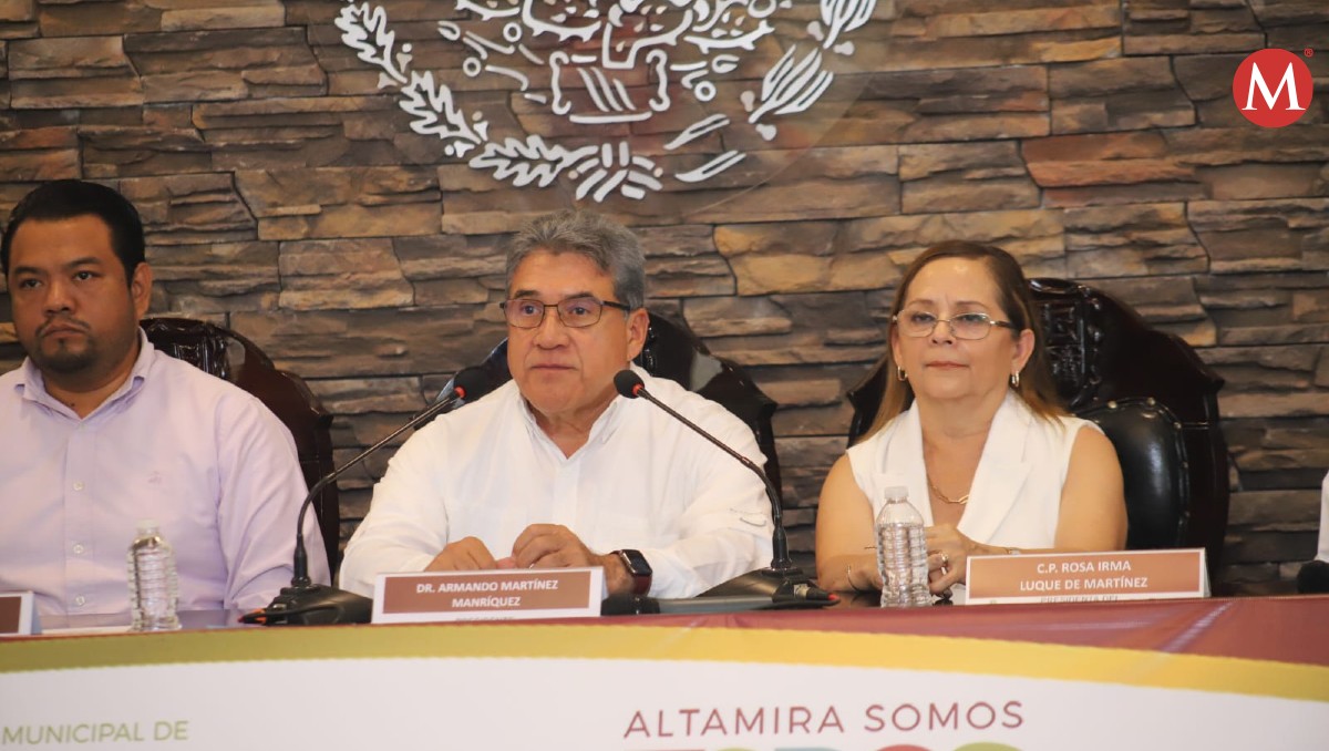 Armando Martínez rinde octavo informe en Altamira-