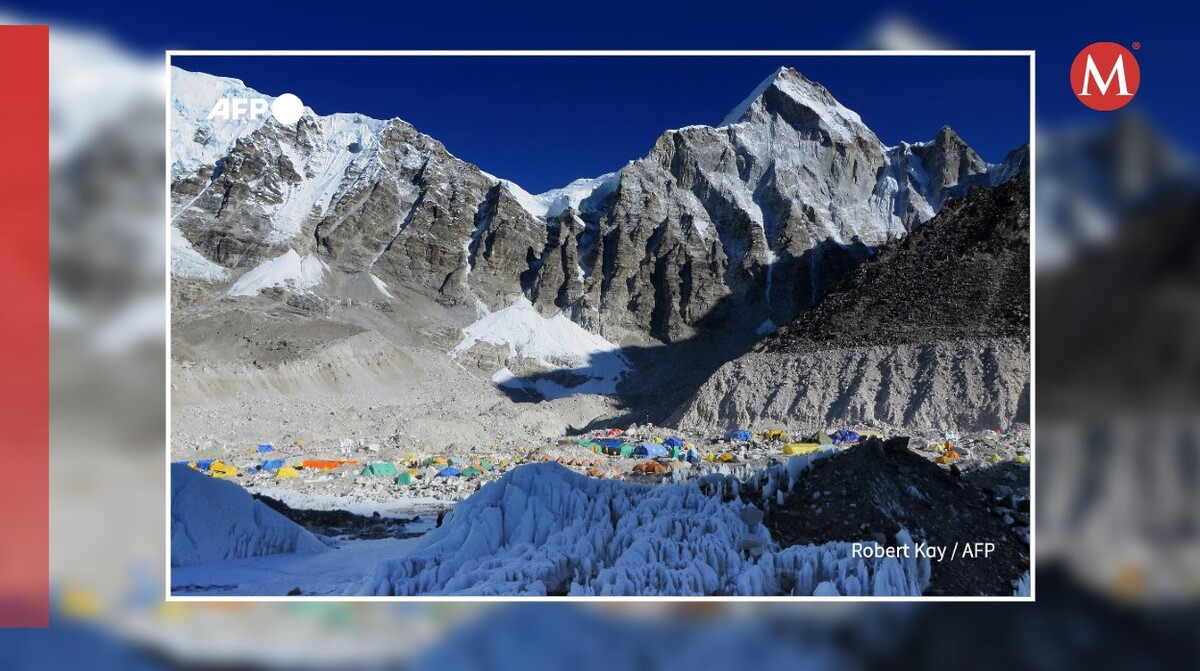 El deshielo expone a las víctimas del Monte Everest. Foto: Robert Kay/AFP