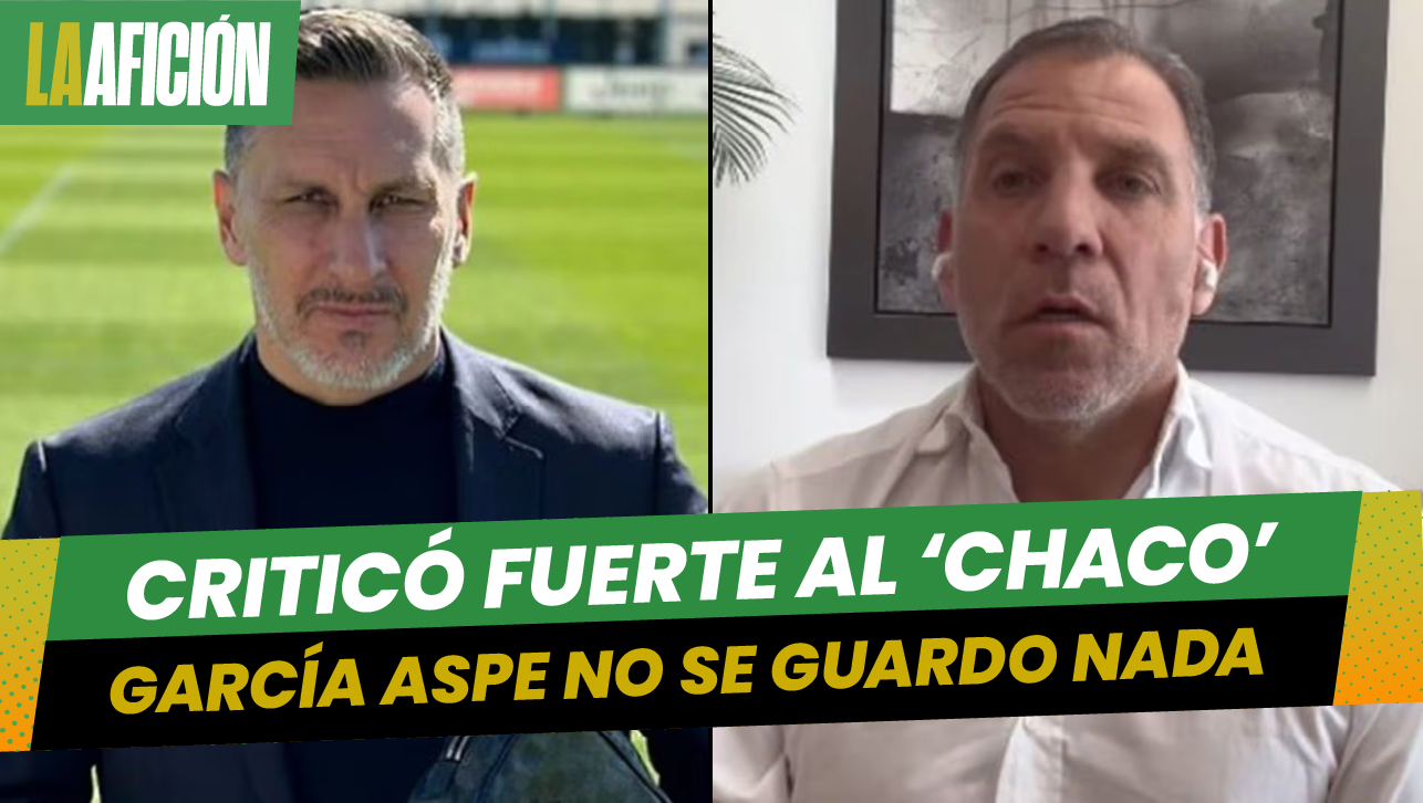 García Aspe arremetió en contra del 'Chaco' Giménez por defender a su hijo