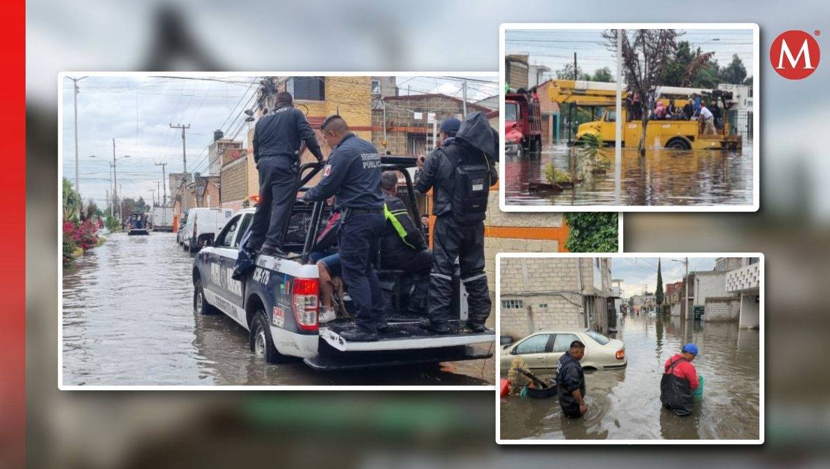Municipios de Atizapán de Zaragoza, Cuautitlán México,  Ecatepec y Chalco más afectados por las lluvias| Diseño: Adlemi Romero