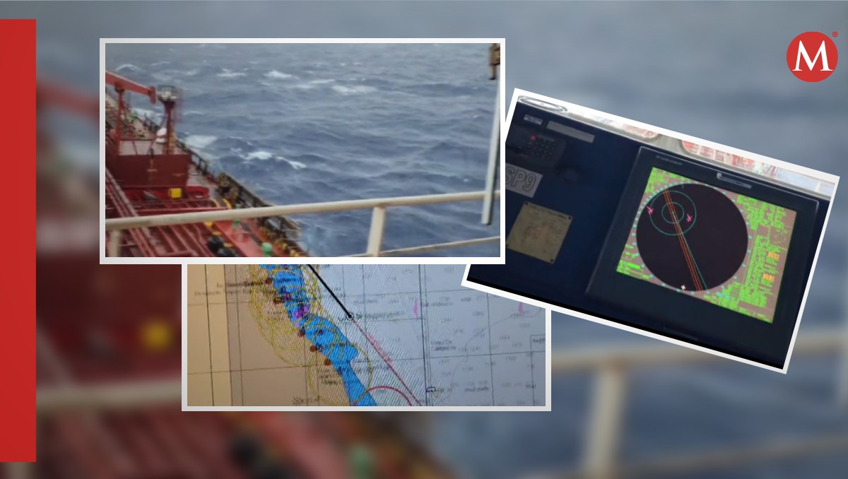 Capitán de barco graba tormenta en el mar. (Especial)