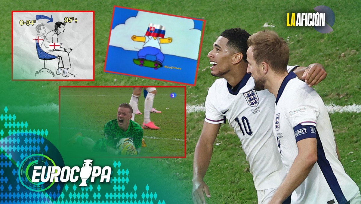 Memes de Inglaterra tras el sustos ante Eslovaquia en la Eurocopa 2024 (AFP)