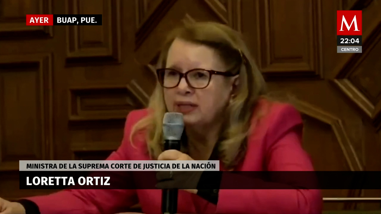 Ministra Loretta Ortiz advierte sobre peligros de la elección de jueces por voto