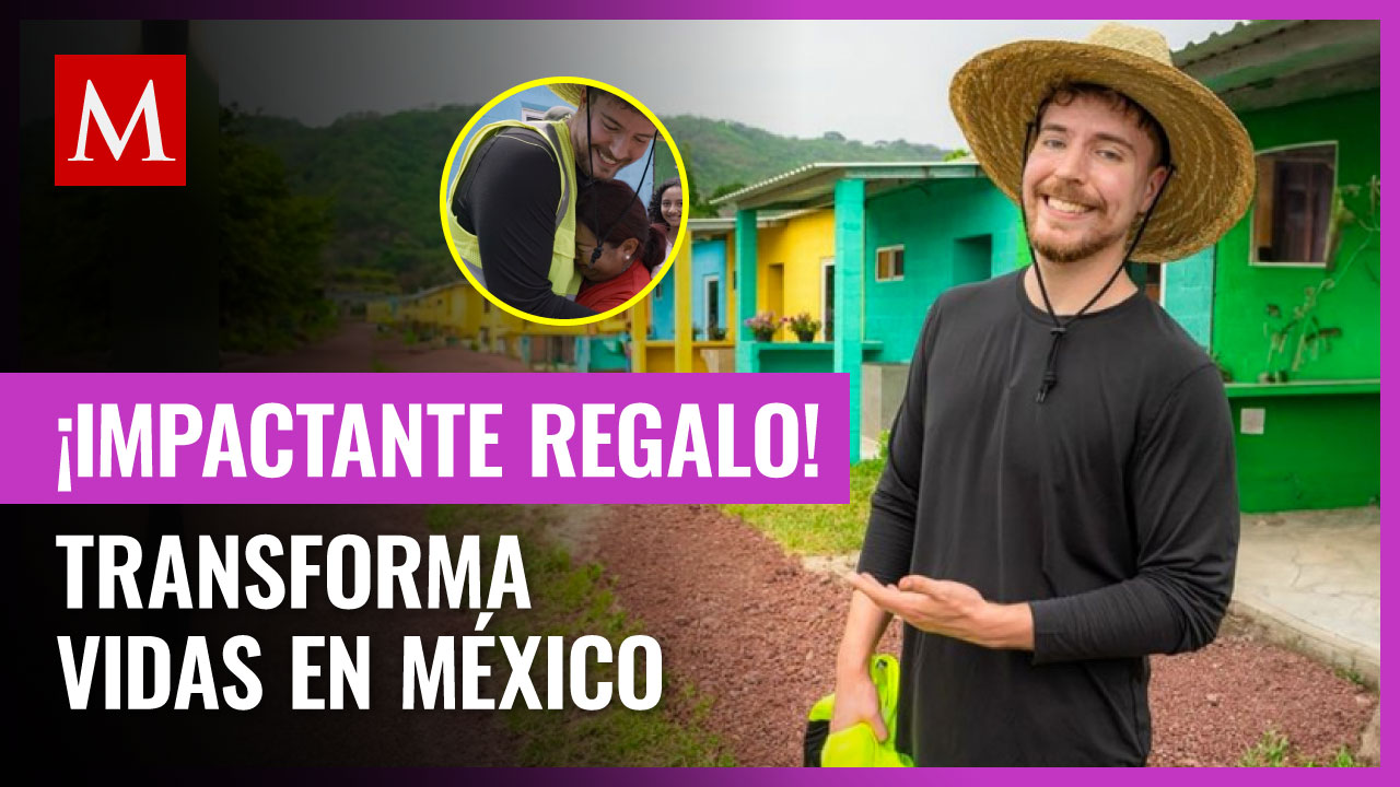 ¡MrBeast transforma vidas en México! Regala casas con agua y luz a familias necesitadas