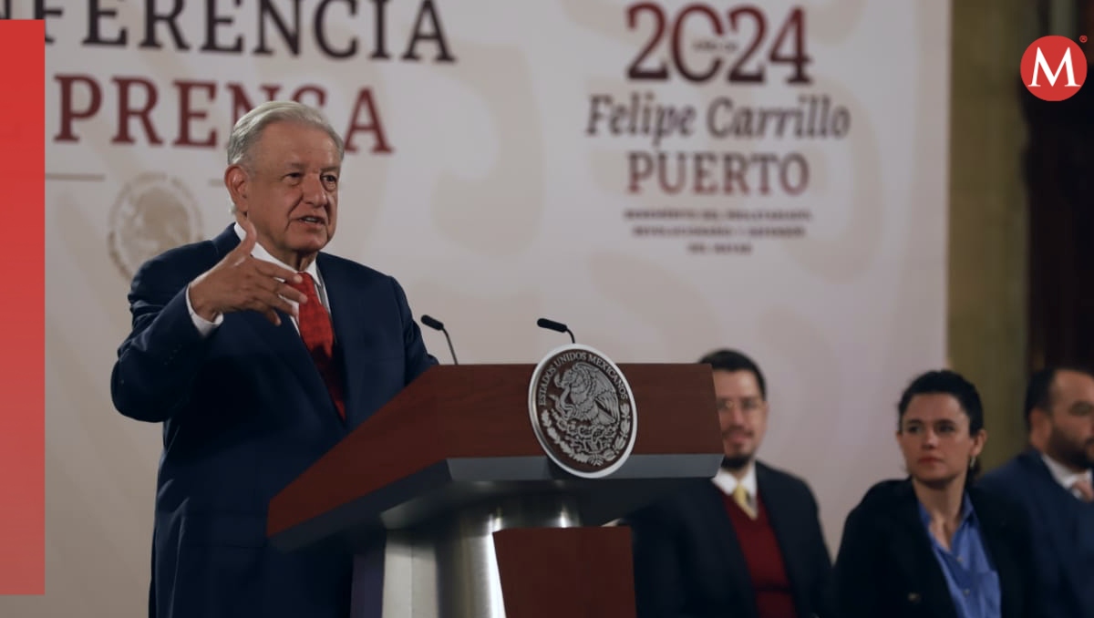Conferencia de prensa del presidente López Obrador en Palacio Nacional. | Javier Ríos