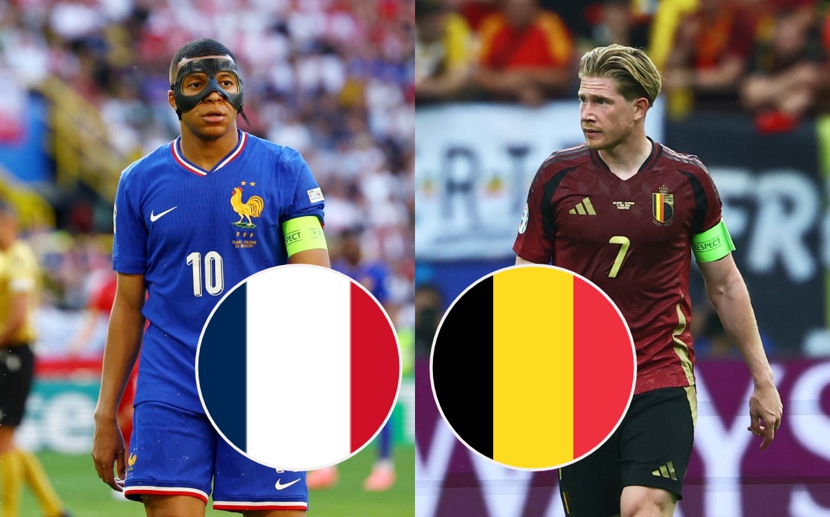 ¿A qué hora juega Francia vs Bélgica? Octavos de final, Eurocopa 2024 (Reuters)