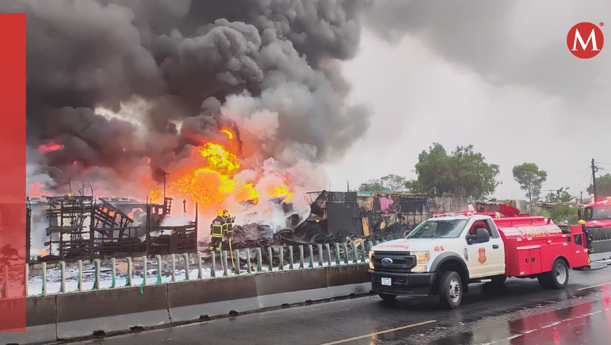 Se incendian viviendas atrás del AICM, en límites de la GAM y Nezahualcóyotl | @SGIRPC_CDMX