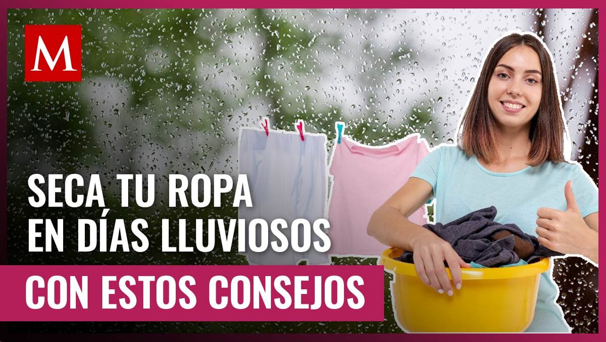¿La lluvia no permite que tu ropa seque? Estos trucos te servirán para salir del apuro