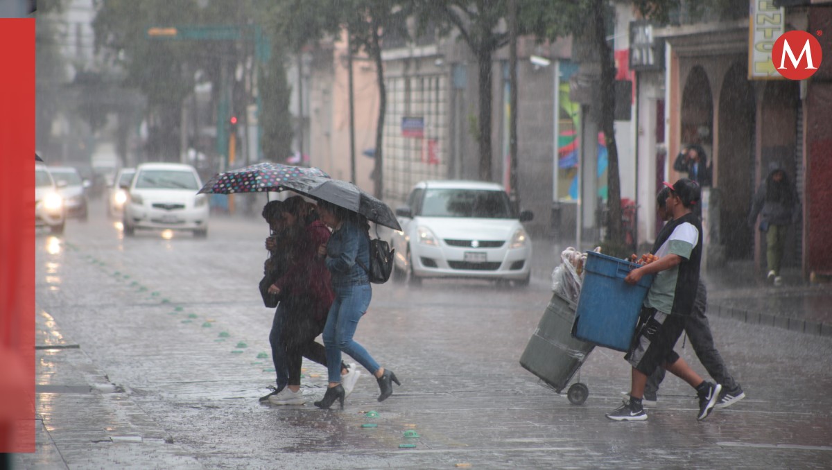 Persisten las lluvias en el Estado de México. Foto: (Tania Contreras)