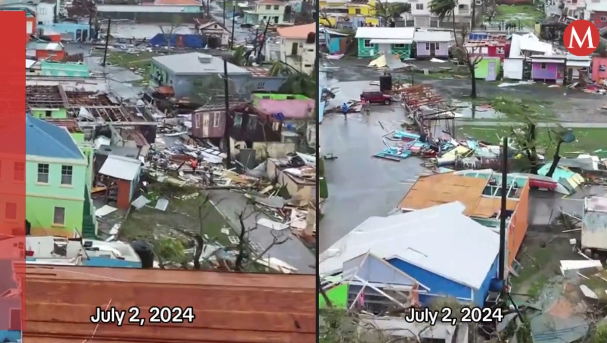 Beryl: Así quedó  Granada, país DEVASTADO por el huracán. | TikTok @disasterworld3338