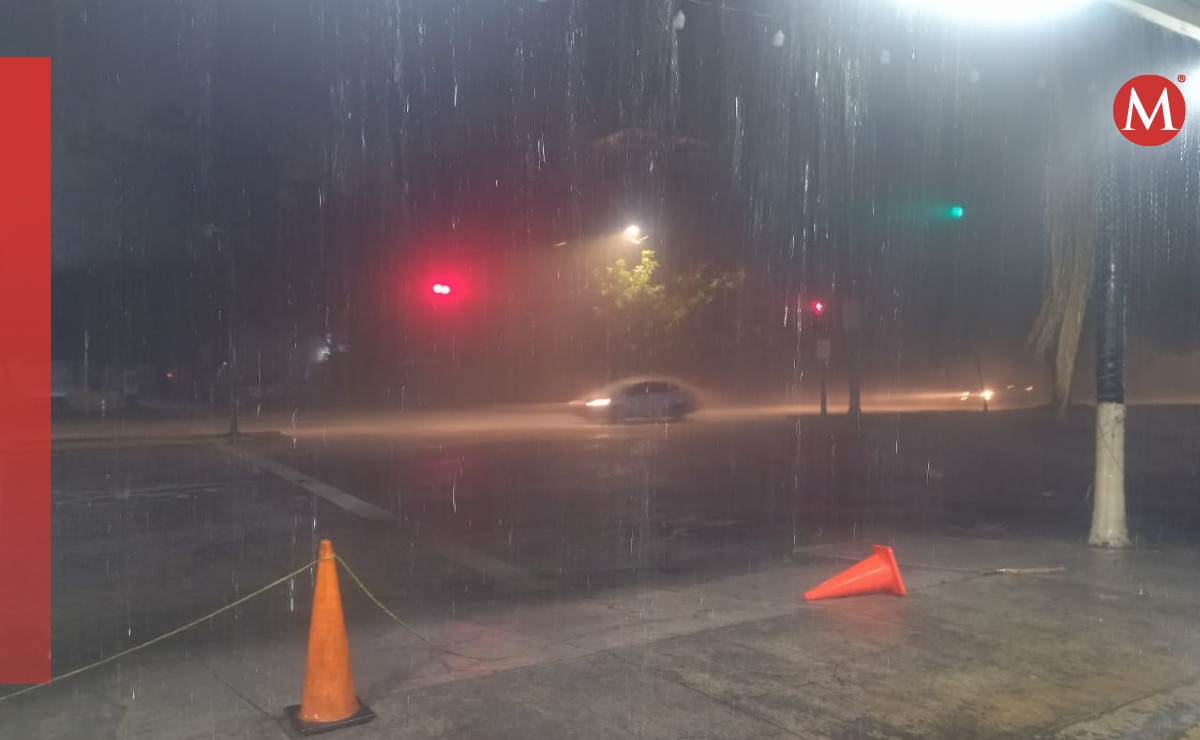 Estragos tras lluvia nocturna en Guadalajara (Salvador Romero | Diseño: Milenio)