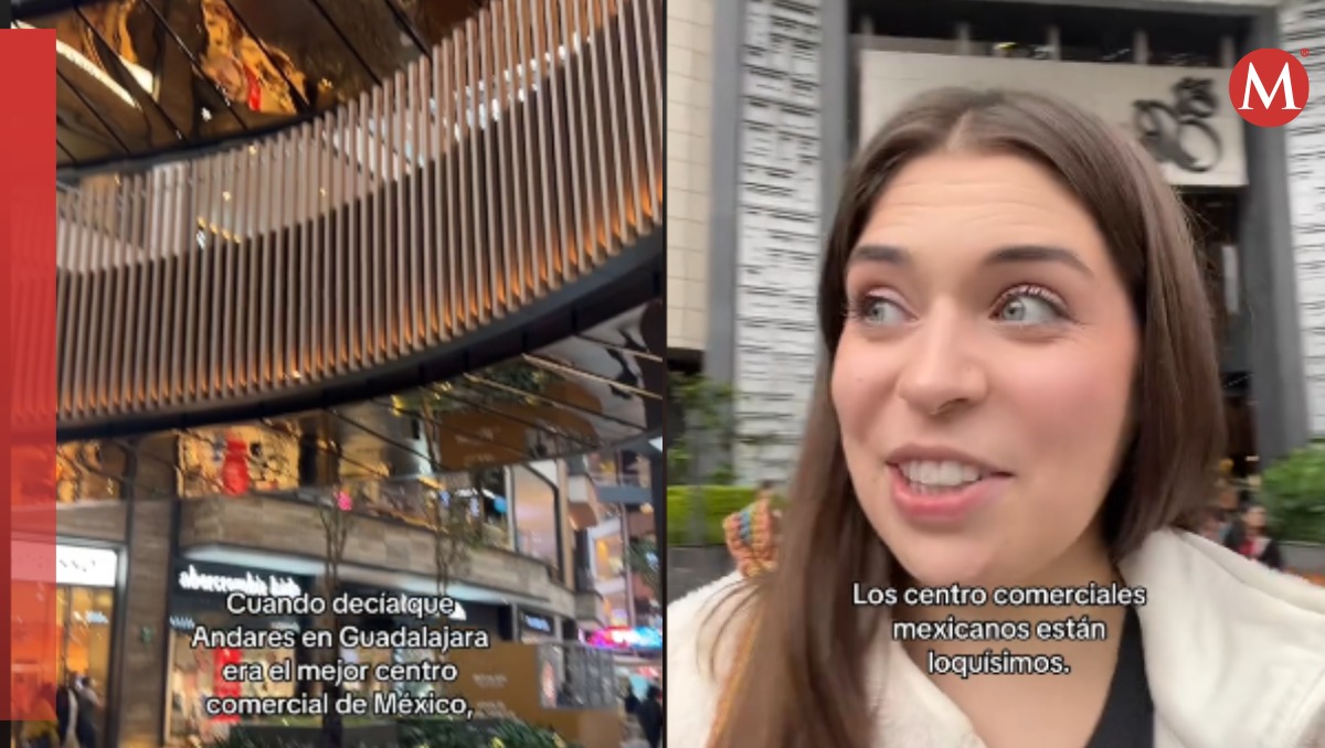 Extranjera asombrada por centros comerciales en México