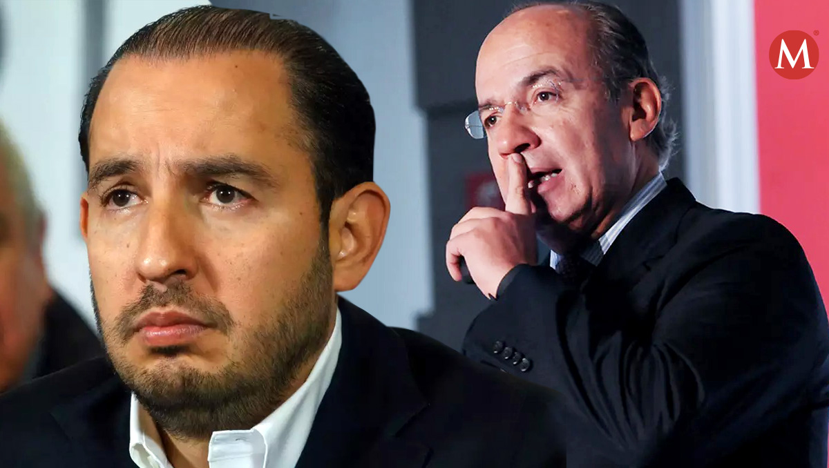 Felipe Calderón y Marko Cortés se enfrentan en redes sociales. | Diseño: Mauricio Ledesma