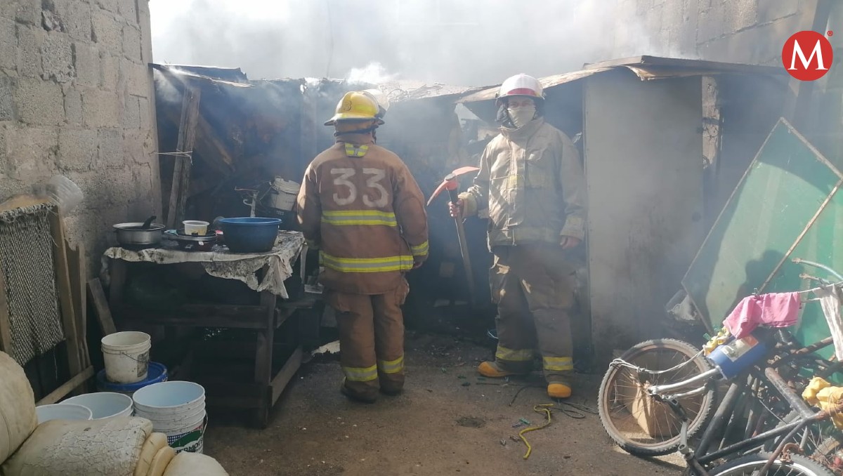 Incendio en una casa en Tampico