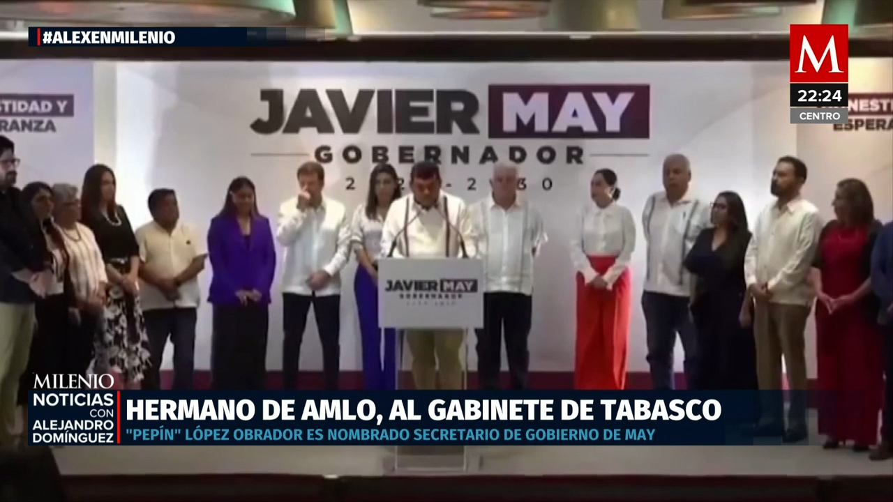 Javier May presenta a José Ramiro López Obrador, Hermano de AMLO, como nuevo Secretario de Gobierno