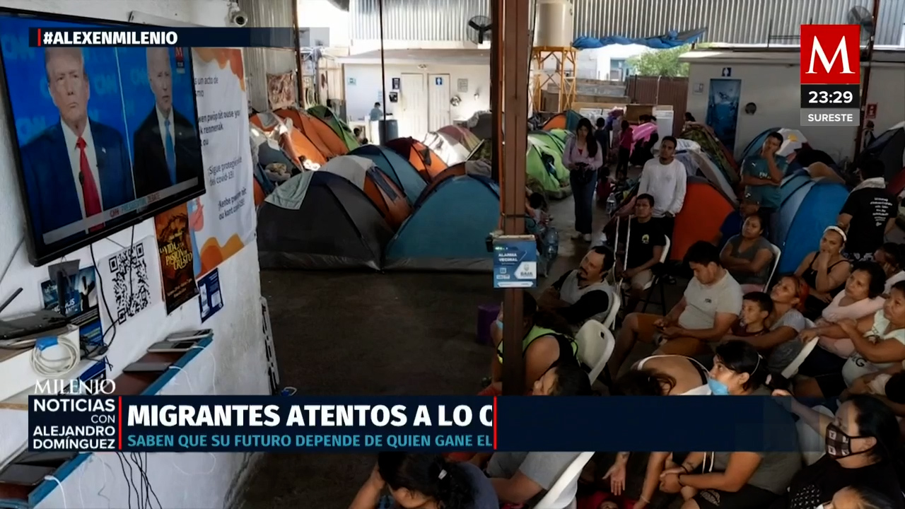 Migrantes en Tijuana dudan sobre qué candidato elegir tras el debate Trump vs Biden
