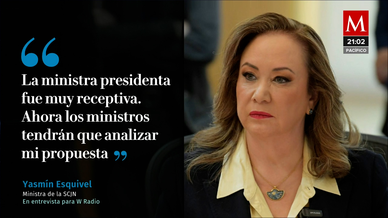 Ministra Esquivel propone renuncia de Norma Piña para facilitar diálogo en la SCJN