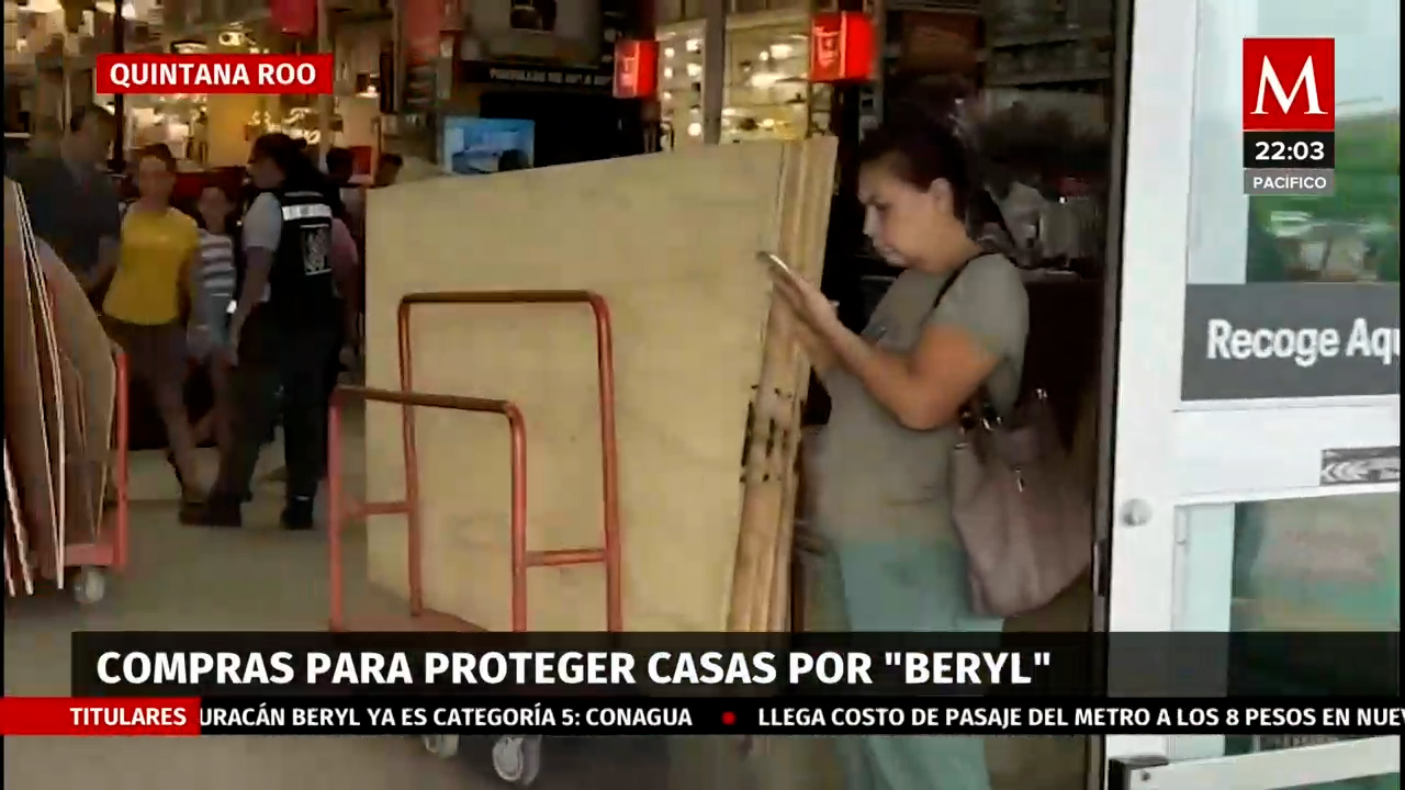 Preparativos urgentes en Quintana Roo y Yucatán ante la amenaza del huracán 'Beryl'