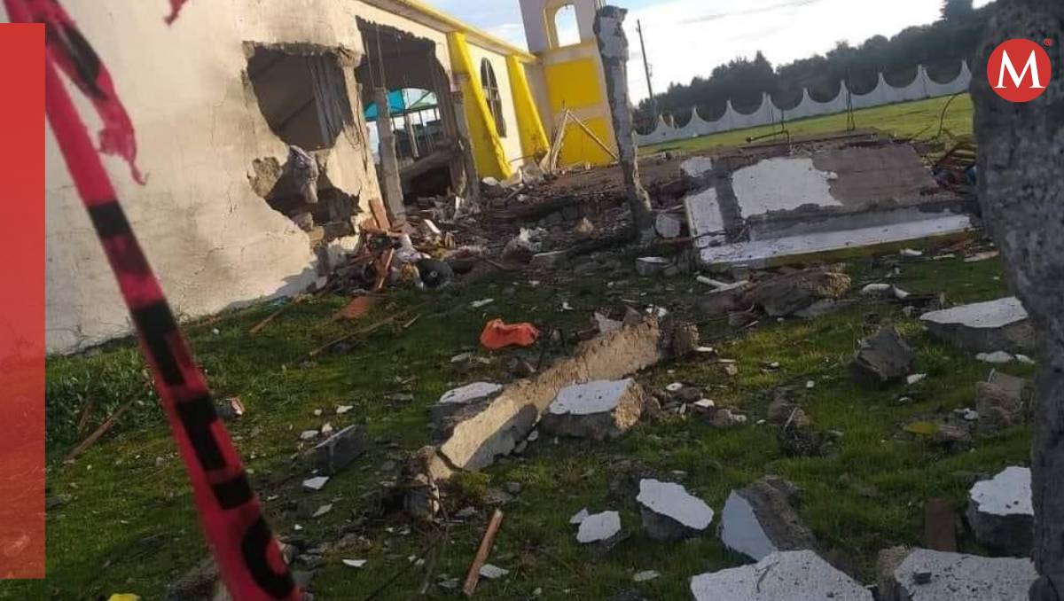 Así quedó el sitio tras la explosión (Especial)
